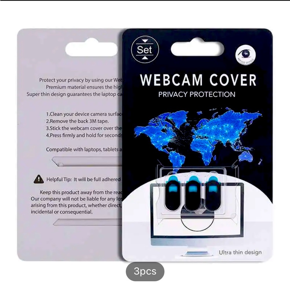 Webcam Cover 3 pack